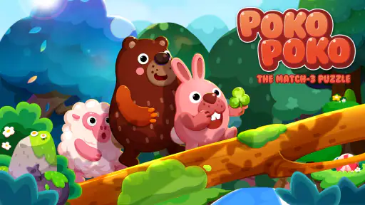 PokoPoko: 토끼 동물 프렌즈와 꾸미기 힐링게임 screenshot