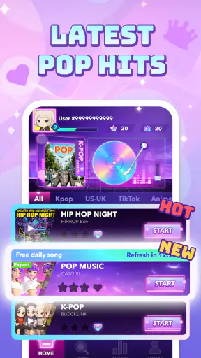 Pop Piano: 리듬 게임 screenshot