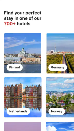 Radisson Hotels Stays screenshot