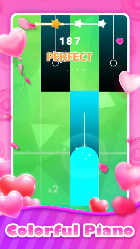 Rainbow Piano: 클래식 리듬 음악 게임 screenshot