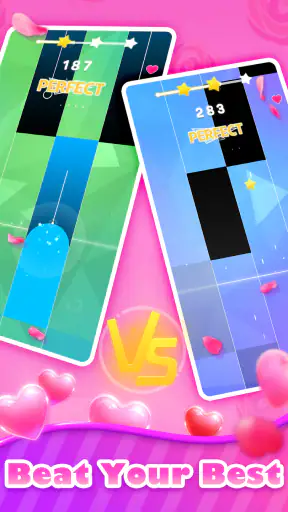 Rainbow Piano: 클래식 리듬 음악 게임 screenshot