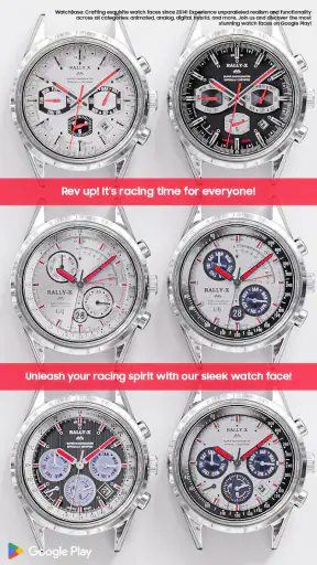 Rally-X R.T. Delta watch face screenshot