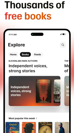 ElevenReader - Text to Speech screenshot