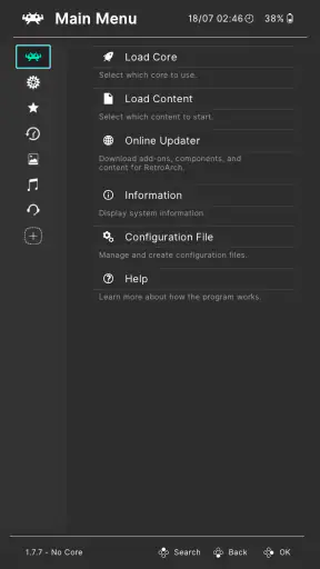 RetroArch Plus screenshot