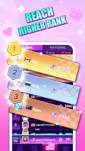 Rhythm Tiles: 팝송 리듬게임 screenshot