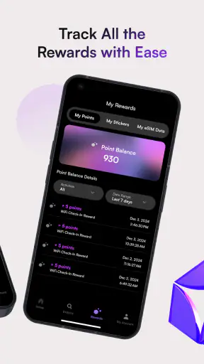 Roam: WiFi, eSIM & Rewards screenshot