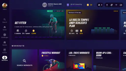 ROUVY: Indoor Cycling Training screenshot