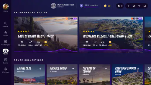 ROUVY: Indoor Cycling Training screenshot