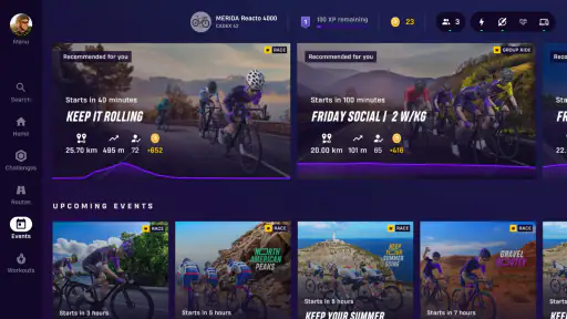 ROUVY: Indoor Cycling Training screenshot