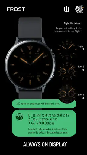 S4U Frost - classic watch face screenshot