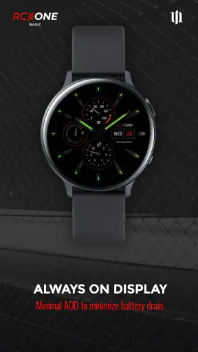 S4U RC ONE - Basic watch face screenshot