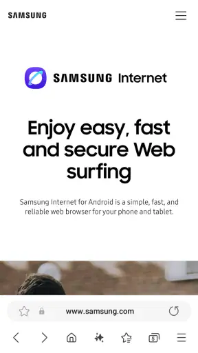 Samsung Internet 브라우저 베타 screenshot