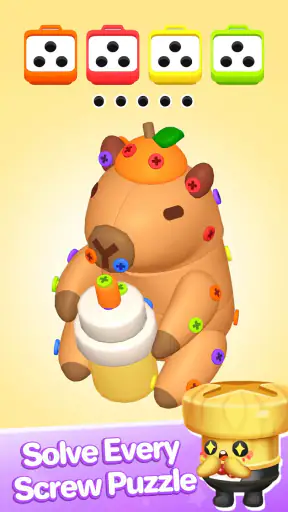Screw Tap Jam™: 3D 나사 퍼즐 screenshot