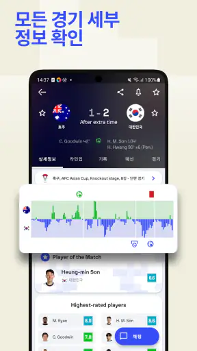 Sofascore: 실시간 스포츠 점수 screenshot
