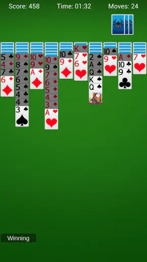Spider Solitaire - 카드 게임 screenshot