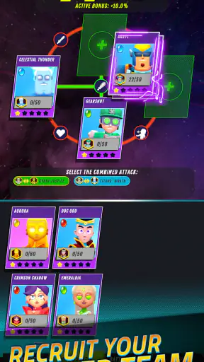 Superheroes Idle RPG League screenshot
