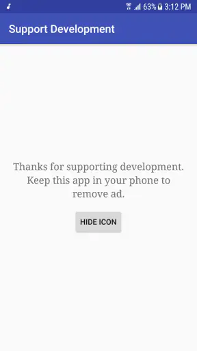 Support Development screenshot