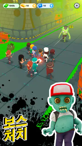 Survivor Idle Run: Zombie 방치형 screenshot