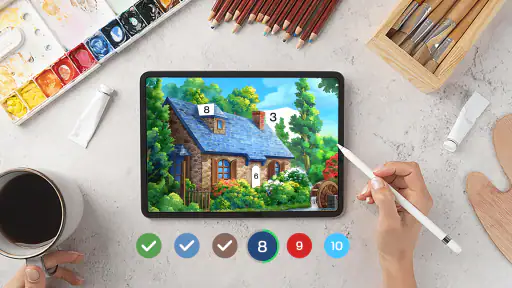 Tap Color Pro: 숫자로 색칠하기 screenshot