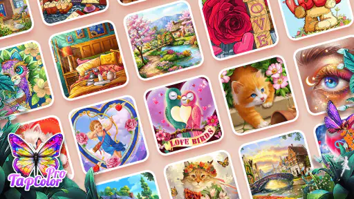 Tap Color Pro: 숫자로 색칠하기 screenshot