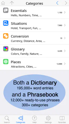 Thai < > English Dictionary screenshot