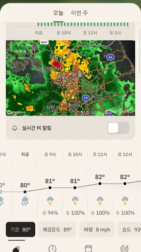 The Weather Channel screenshot