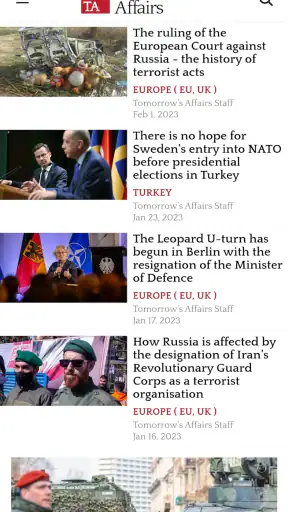 Tomorrow's Affairs screenshot
