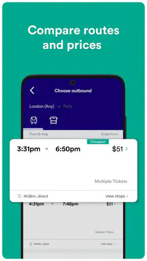 Trainline: Train travel Europe screenshot
