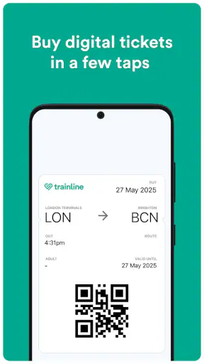 Trainline: Train travel Europe screenshot