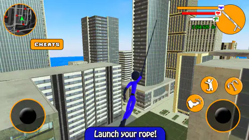 US Police Stickman Hero screenshot