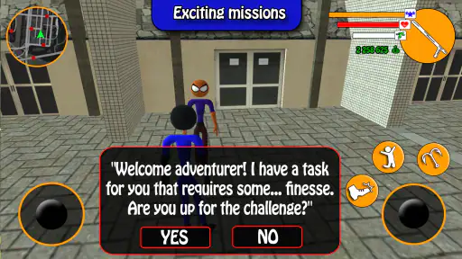 US Police Stickman Hero screenshot