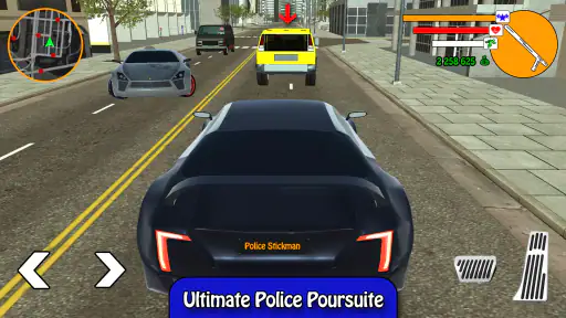US Police Stickman Hero screenshot