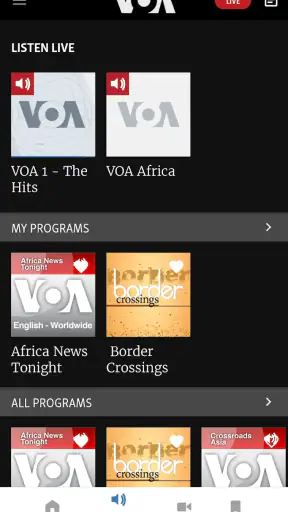 VOA 뉴스 screenshot