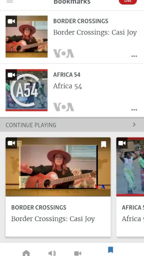 VOA 뉴스 screenshot