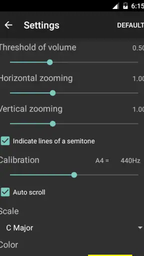 Vocal Pitch Monitor screenshot