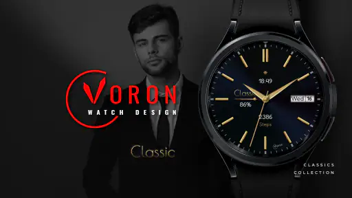 Voron CLASSIC Analog WatchFace screenshot
