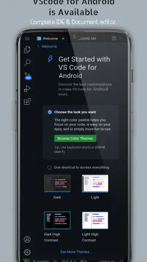 VScode for Android screenshot