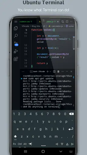 VScode for Android screenshot