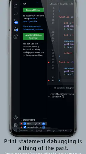 VScode for Android screenshot