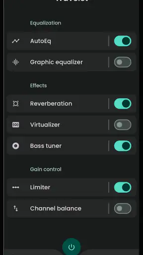 Wavelet: headphone specific EQ screenshot