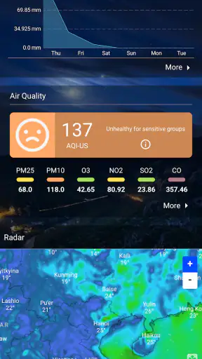 Weather Real-time Forecast screenshot