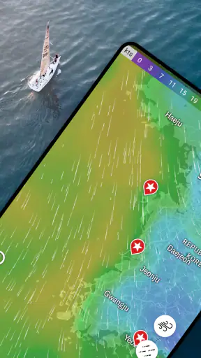 Windfinder: 바람, 날씨, 조수 및 파도 예보 screenshot