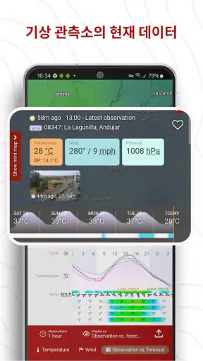Windy.com - 바람, 파도 및 태풍 예보 screenshot