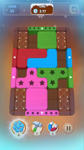 Wood Escape: Color Block screenshot