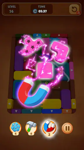 Wood Escape: Color Block screenshot
