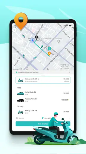 Xanh SM: Đặt xe điện screenshot