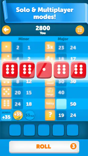 Yatzy screenshot