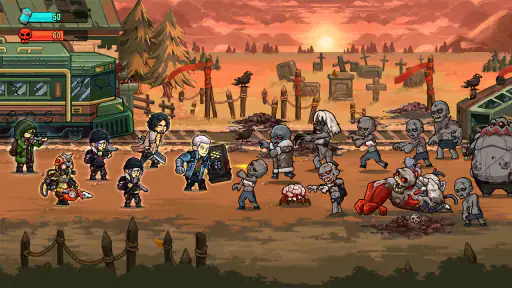 Zombie Warfare: 아포칼립스 우주 screenshot