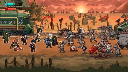 Zombie Warfare: 아포칼립스 우주 screenshot