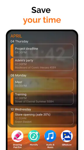 간단한 Calendar screenshot